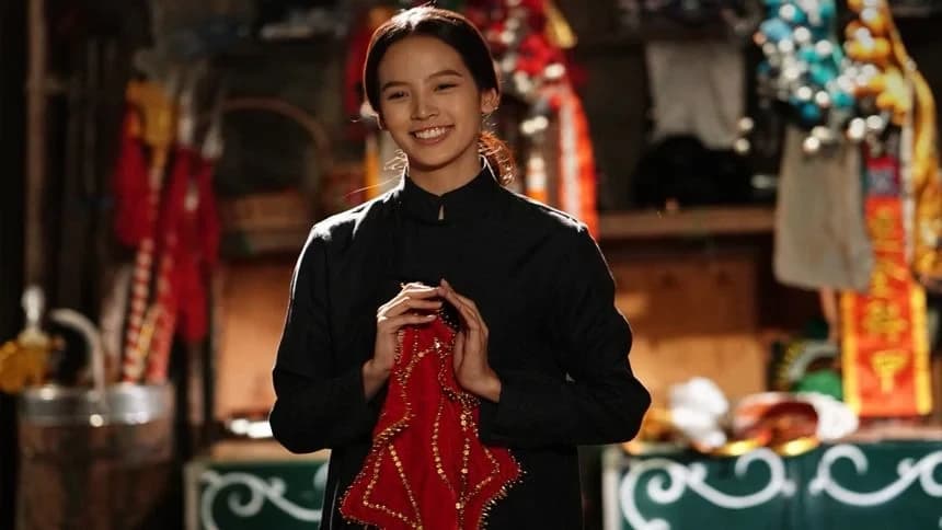 โปสเตอร์ละคร เสน่ห์นางงิ้ว ใช้เป็นพื้นหลัง