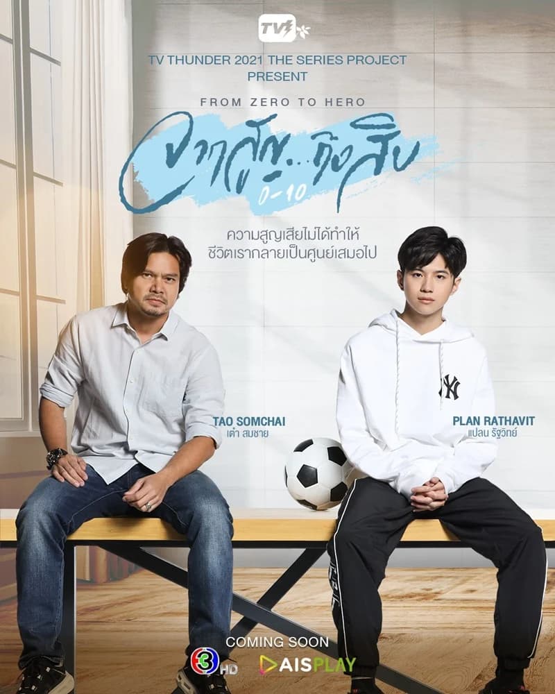 โปสเตอร์ละคร จากสูญถึงสิบ ใช้เป็นพื้นหลัง