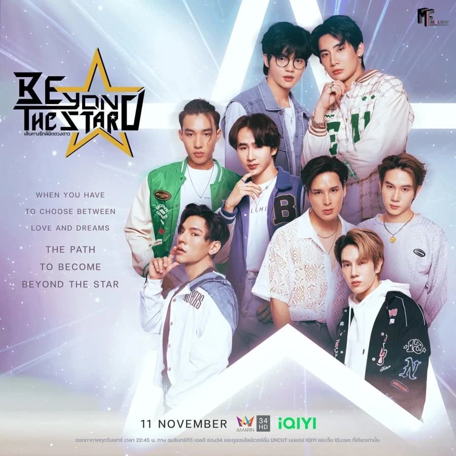 โปสเตอร์ละคร Beyond the Star เส้นทางรักพิชิตดวงดาว ใช้เป็นพื้นหลัง