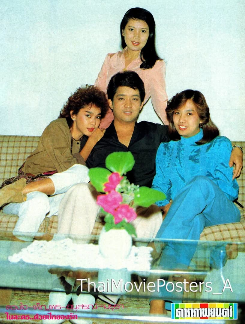 โปสเตอร์ละคร ด้วยปีกของรัก ใช้เป็นพื้นหลัง