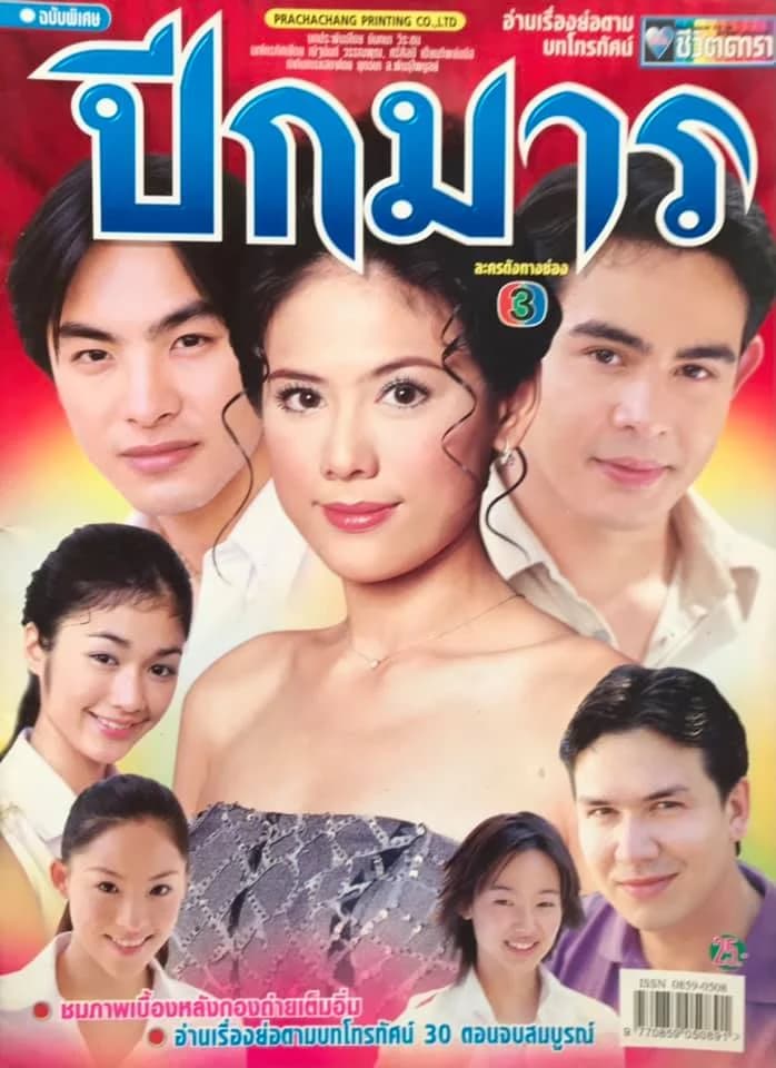 โปสเตอร์ละคร ปีกมาร ใช้เป็นพื้นหลัง