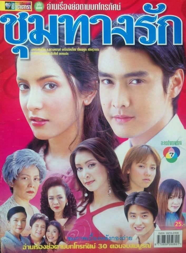 โปสเตอร์ละคร ชุมทางรัก ใช้เป็นพื้นหลัง