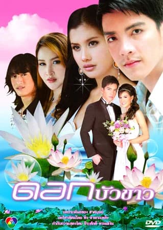 Poster of ดอกบัวขาว as background