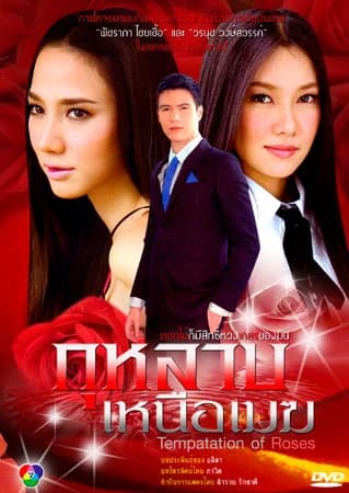 โปสเตอร์ละคร กุหลาบเหนือเมฆ ใช้เป็นพื้นหลัง