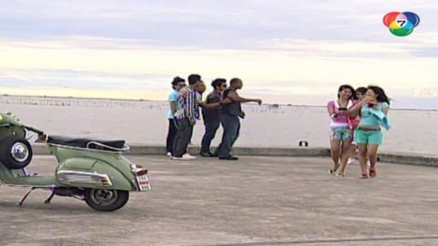 โปสเตอร์ละคร อุบัติรักเกาะสวรรค์ ใช้เป็นพื้นหลัง