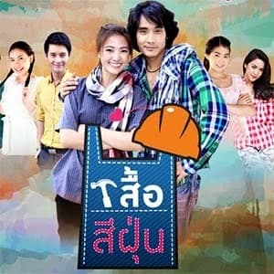 Poster of สามหัวใจเสริมใยเหล็ก เสื้อสีฝุ่น as background