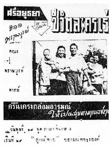 โปสเตอร์ภาพยนตร์ ชีวิตละครเร่ ใช้เป็นพื้นหลัง