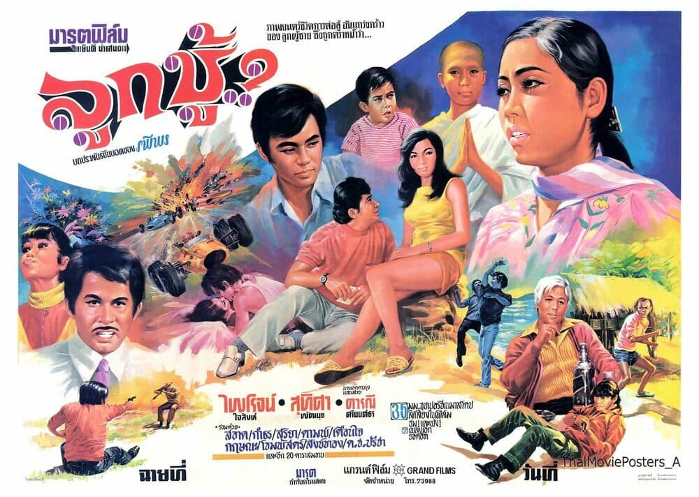 โปสเตอร์ภาพยนตร์ ลูกชู้ ใช้เป็นพื้นหลัง