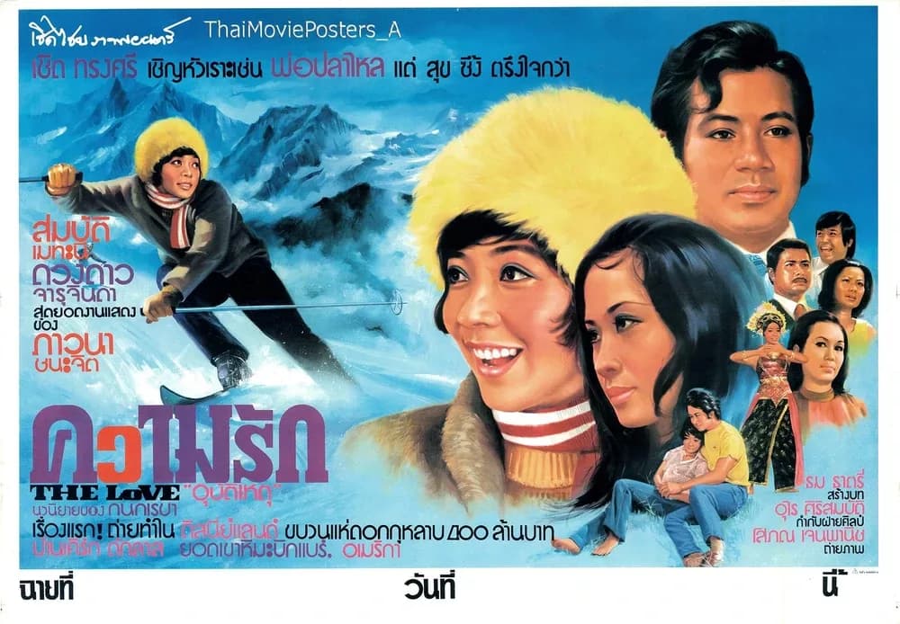 โปสเตอร์ภาพยนตร์ ความรัก ใช้เป็นพื้นหลัง
