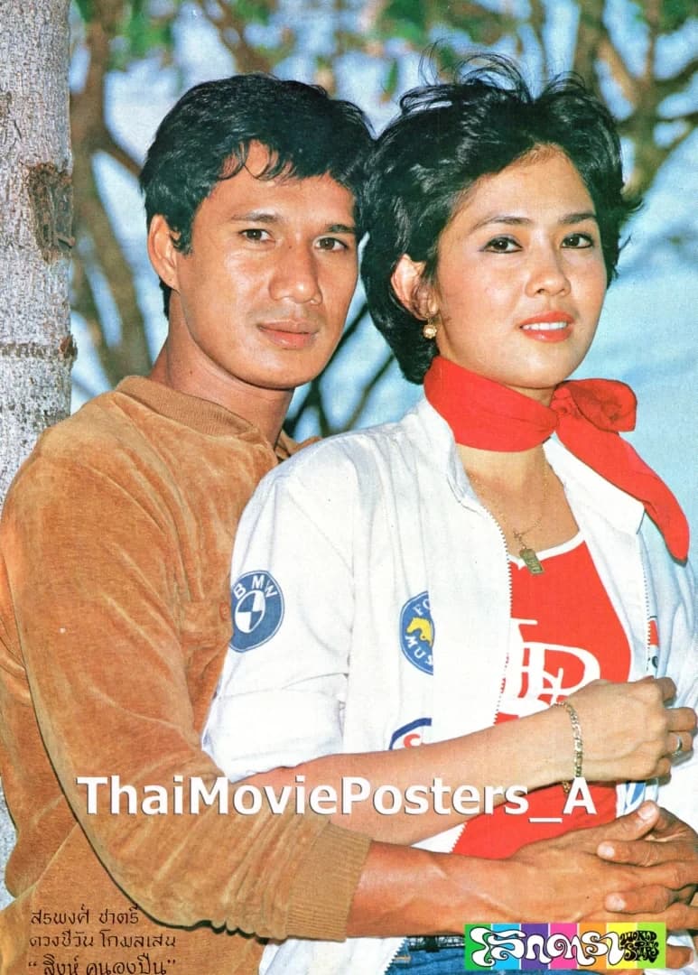 โปสเตอร์ภาพยนตร์ สิงห์คนองปืน ใช้เป็นพื้นหลัง