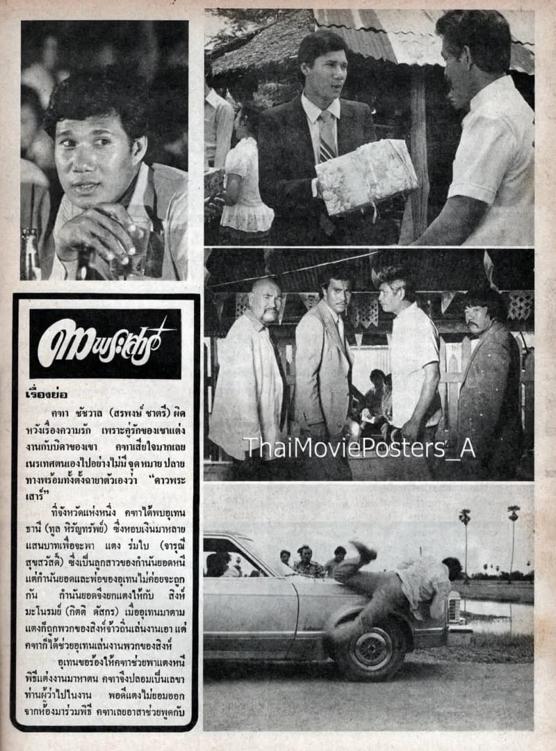 โปสเตอร์ภาพยนตร์ ดาวพระเสาร์ ใช้เป็นพื้นหลัง