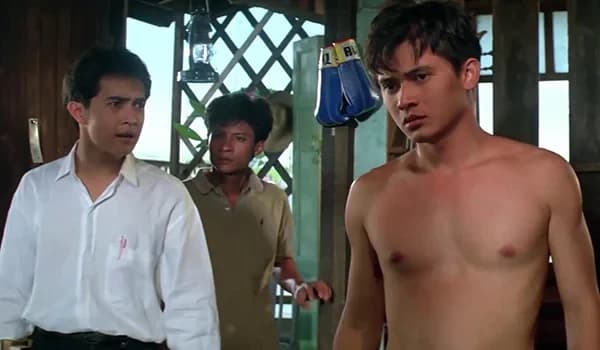 โปสเตอร์ภาพยนตร์ เรือนแพ ใช้เป็นพื้นหลัง