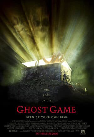 โปสเตอร์ภาพยนตร์ Ghost Game ล่า-ท้า-ผี ใช้เป็นพื้นหลัง