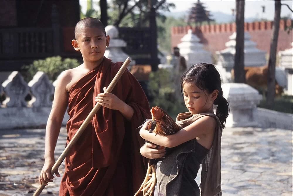 โปสเตอร์ภาพยนตร์ ตำนานสมเด็จพระนเรศวรมหาราช ภาค ๑ องค์ประกันหงสา ใช้เป็นพื้นหลัง