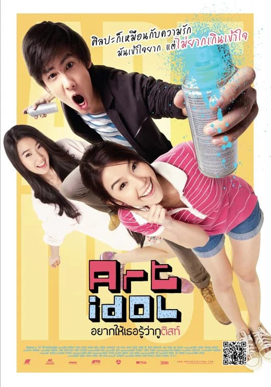 โปสเตอร์ภาพยนตร์ Art idoL อยากให้เธอรู้ว่ากูติสท์ ใช้เป็นพื้นหลัง