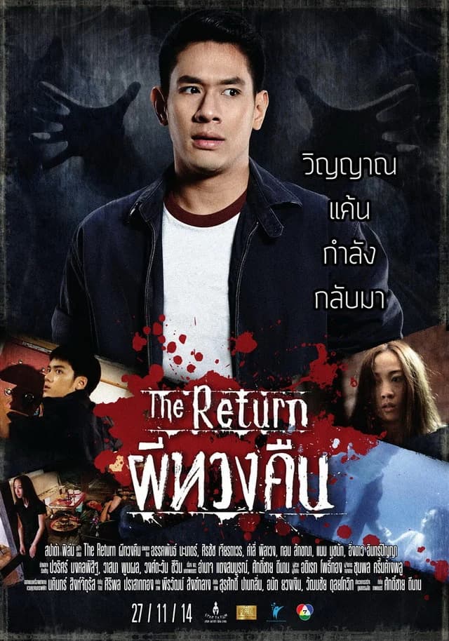 โปสเตอร์ภาพยนตร์ The Return ผีทวงคืน ใช้เป็นพื้นหลัง