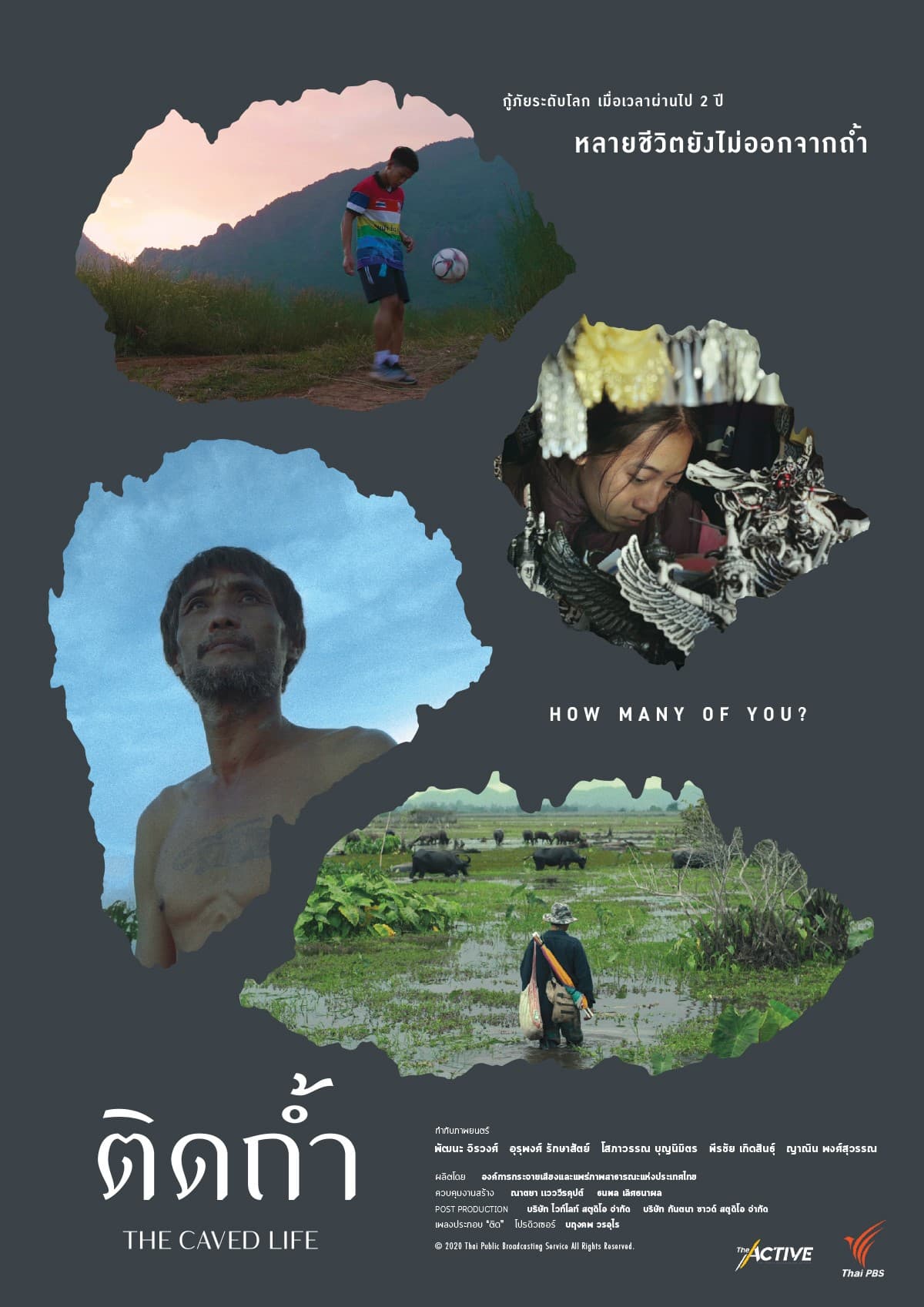 โปสเตอร์ภาพยนตร์ ติดถ้ำ ใช้เป็นพื้นหลัง