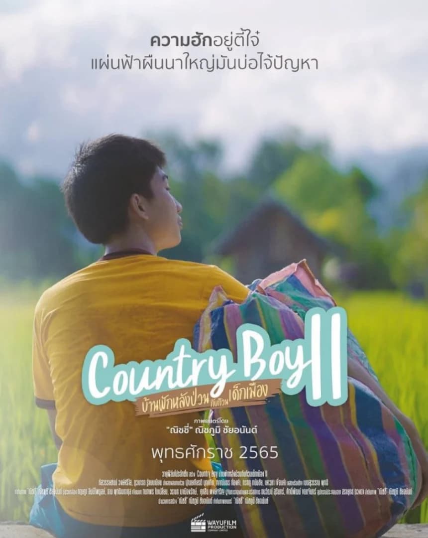 โปสเตอร์ภาพยนตร์ บ้านพักหลังป่วนกับก๊วนเด็กเมือง 2 (หนังสั้น) ใช้เป็นพื้นหลัง