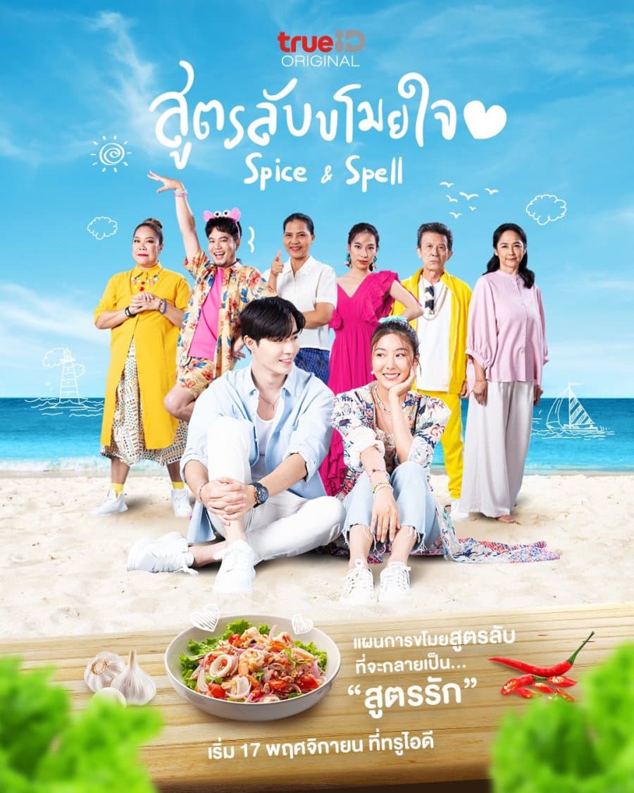 โปสเตอร์ละคร สูตรลับขโมยใจ ใช้เป็นพื้นหลัง
