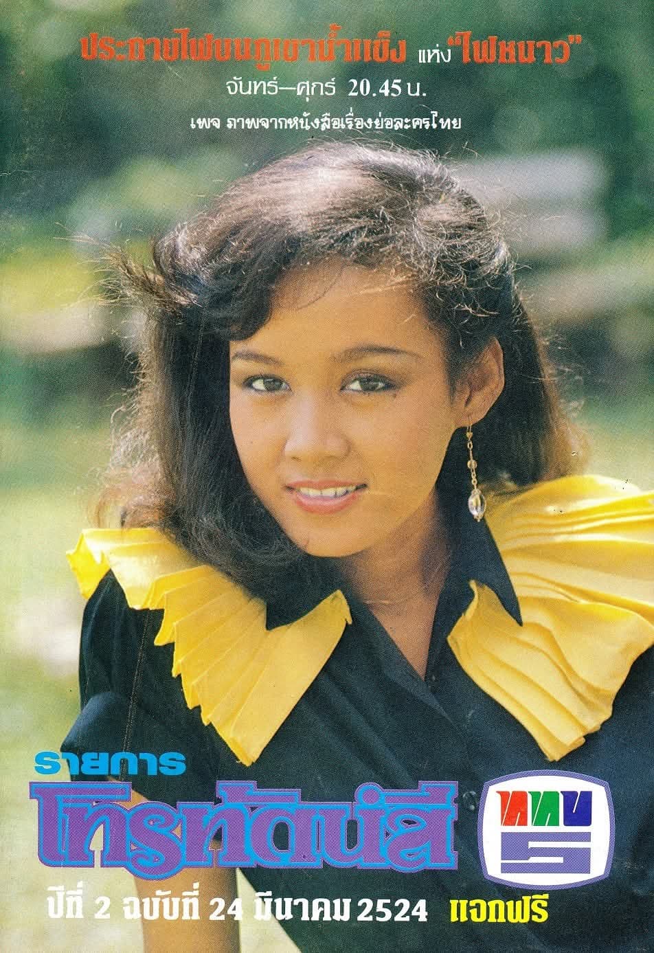 โปสเตอร์ละคร ไฟหนาว ใช้เป็นพื้นหลัง